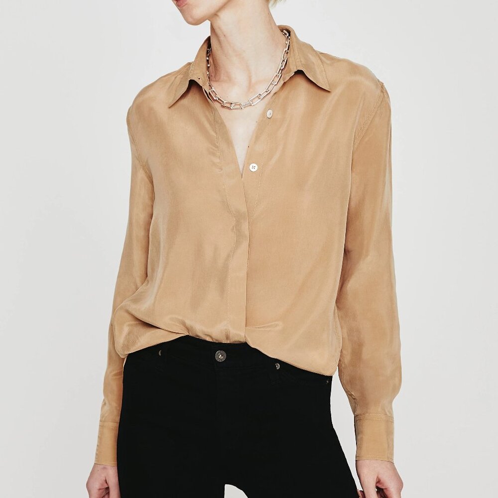 🌷NWT🌷 AG (Adriano Goldschmied) Shiela Classic Button Up Shirt, L